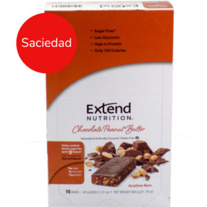 Extend Bar – Chocolate y Mantequilla de Maní (Paq. 15 unids)
