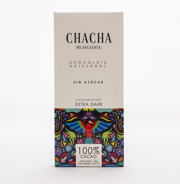 Comprar Chocolate 100% Cacao Chacha, Chocolate vegano 100% Cacao – Chacha  5