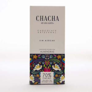Chocolate con almendras 70% – Chacha