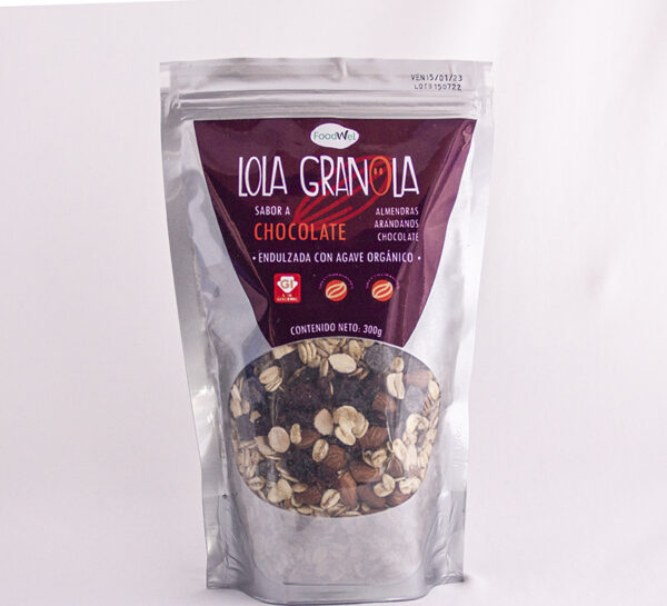 Comprar lola granola almendras arandanos chocolate, Lola Granola – Almendras Arandanos y Chocolate (300 g)  5